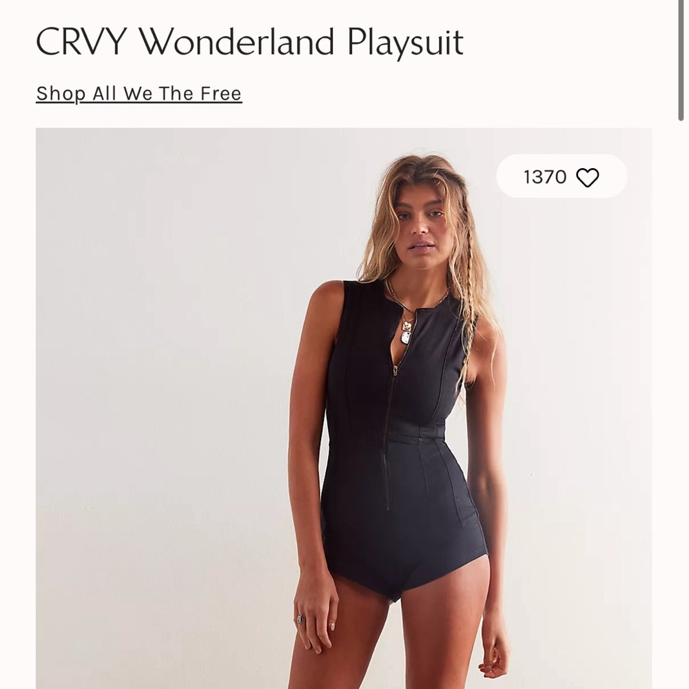 Free people curvy wonder land play suit